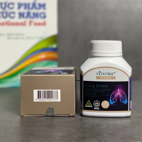 [Nhập khẩu chính ngạch] Bổ phổi Úc Vitatree Lung Detox 60 viên 629115