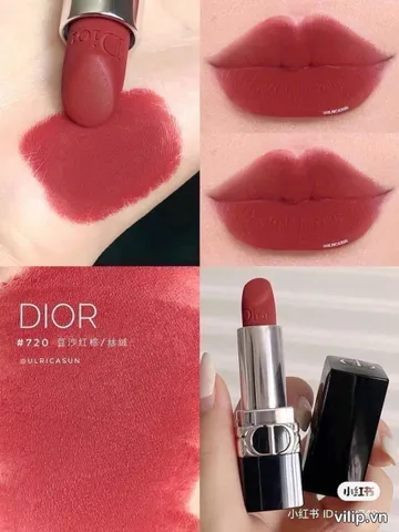 Son Dior 720 Matte Mini 1.5g - Đỏ Gạch, Lì Mịn, Quà Tặng Dành Cho Người Yêu Làm Đẹp