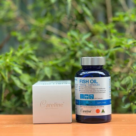 [Nhập khẩu chính ngạch] Dầu cá Careline Fish Oil 1000mg 100 viên