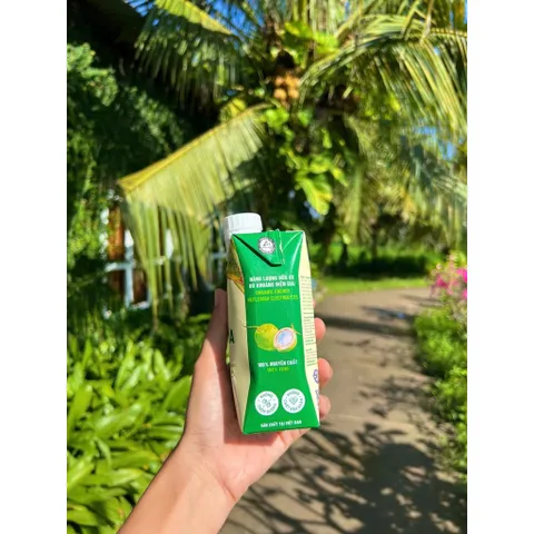 Mật hoa dừa Sokfarm tiệt trùng 330ml - mật hoa dừa tươi organic