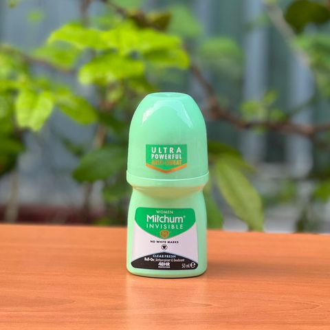 Lăn khử mùi cho nữ Mitchum for Women Antiperspirant Deodorant Roll On Invisible Clear Fresh 50ml 629161