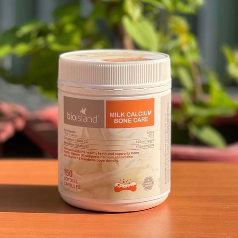 Canxi hữu cơ Bioisland milk calcium bone care 150 viên 629188