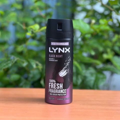 Xịt khử mùi Lynx Deodorant Black Night 165ml 629195