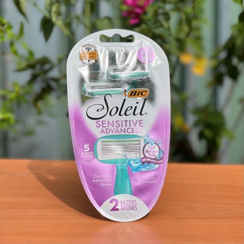 Set 2 dao cạo 5 lưỡi cho da nhạy cảm Soliel sensitive advanced 629218