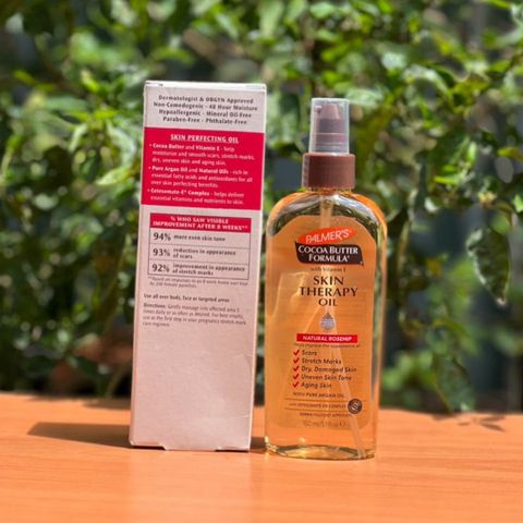 Dầu dưỡng mờ rạn da Palmer’s Cocoa Butter Skin Therapy Oil Natural Roséhip 150ml