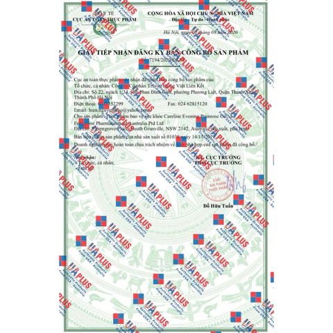 [Nhập khẩu chính ngạch] Tinh dầu hoa anh thảo  Careline Evening Primrose Oil 1000mg 60 viên