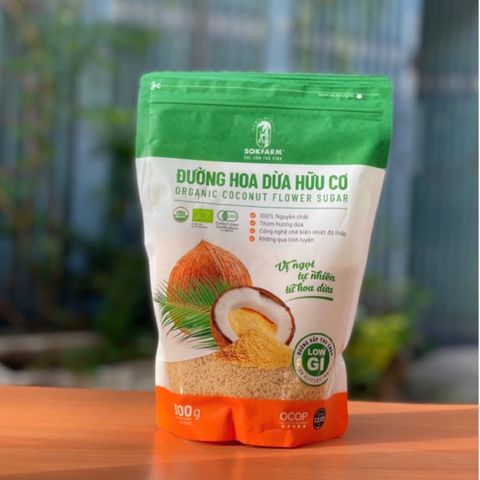 Đường hoa dừa organic Sokfarm 300g