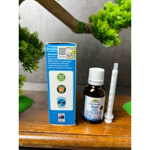 DHA nước Nature 's Way Kids smart drops DHA 20ml nhập khẩu chính ngạch