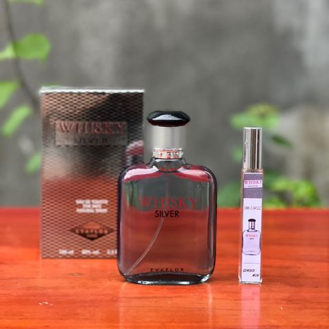 Nước Hoa chiết cho nam Evaflor Whisky Silver 10ml 629324