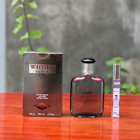 Nước Hoa chiết cho nam Evaflor Whisky Silver 10ml 629324