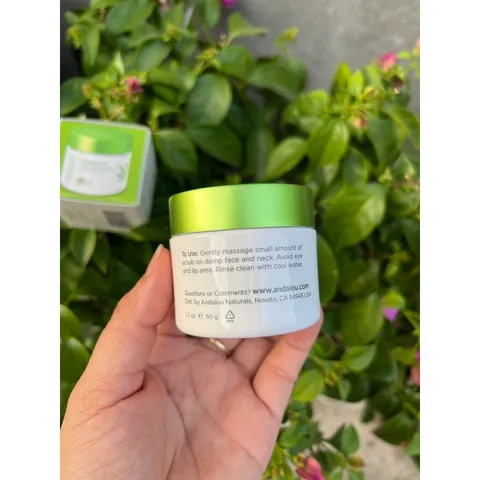 Tẩy tế bào chết cho da mặt thuần chay Andalou CannaCell® X.Foliate Scrub - 50g 629346