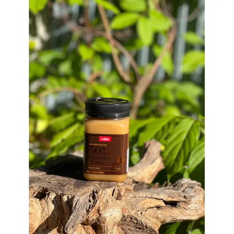 Date 2027 Hũ 500g Mật ong Manuka MGO 50+ Coles hộp 500g hàng Úc 629347
