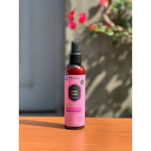 Mẫu mới xịt dưỡng tóc Hask 175ml hàng Úc - Hask coconut oil, curl care, argan oil 629366