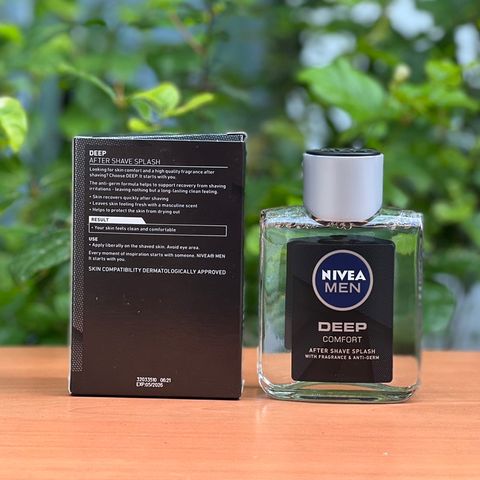 Dưỡng da sau cạo râu NIVEA Men DEEP Comforting Post Shave Spash 100ml 629377