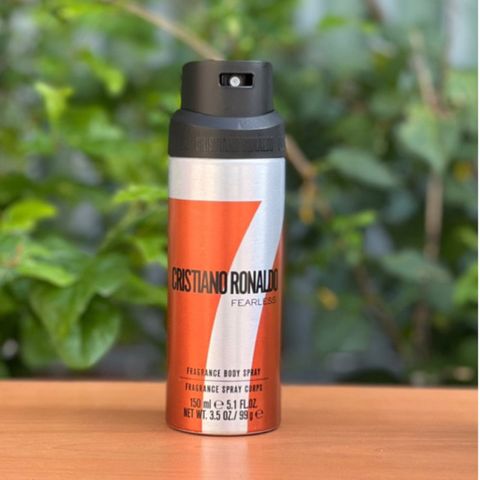Xịt Khử Mùi cho Nam CR7 Cristiano Ronaldo fearless 99g - Frangance body spray- Frangance spray corps - Xịt body cr7 cam 629394