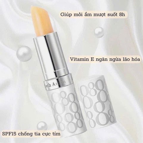Son Dưỡng Môi Elizabeth Arden Eight Hour Cream Lip Protectant Stick SPF 15 - Dưỡng Ẩm Sâu, Chống Nứt Nẻ Cho Môi Mềm Mại