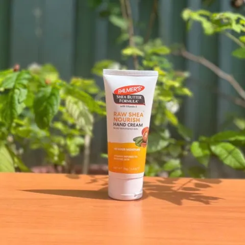 Kem dưỡng da tay giữ ẩm bơ hạt mỡ PALMER’S SHEA FORMULA RAW SHEA HAND CREAM 96g 629448