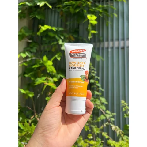 Kem dưỡng da tay giữ ẩm bơ hạt mỡ PALMER’S SHEA FORMULA RAW SHEA HAND CREAM 96g 629448