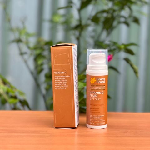 Kem chống nắng Cancer Council SPF50+ Vitamin C Fluid 50ml 629468