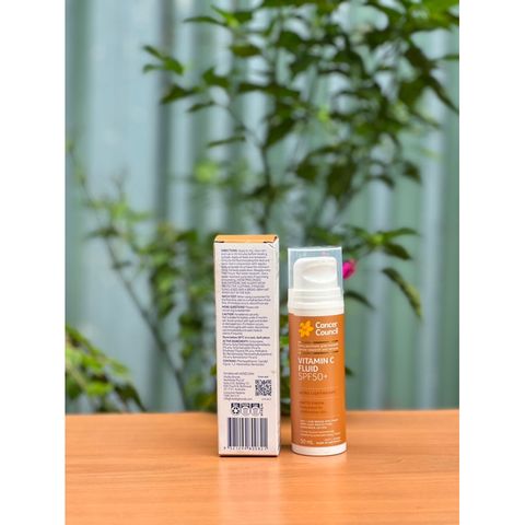 Kem chống nắng Cancer Council SPF50+ Vitamin C Fluid 50ml 629468