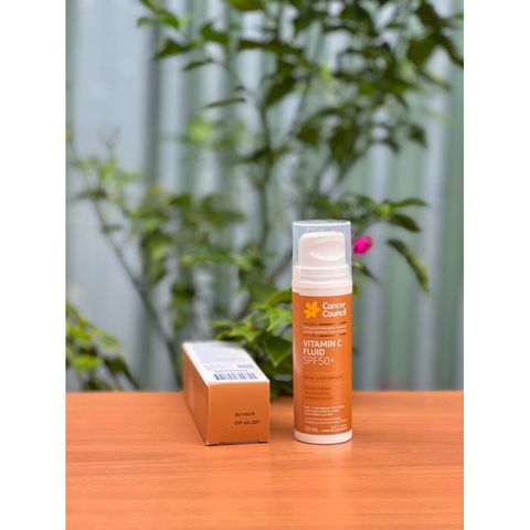 Kem chống nắng Cancer Council SPF50+ Vitamin C Fluid 50ml 629468