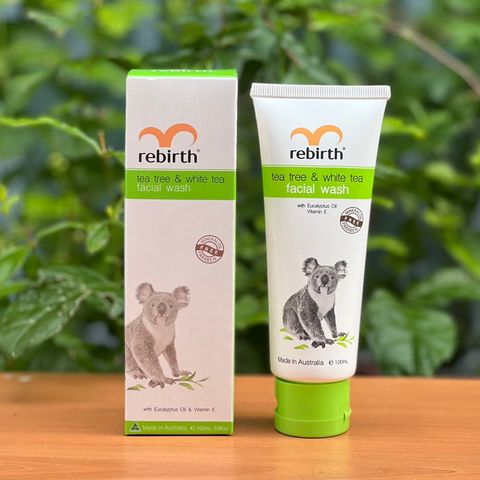 Sữa rửa mặt Rebirth Tea Tree & White Tea Facial Wash 100ml 629481