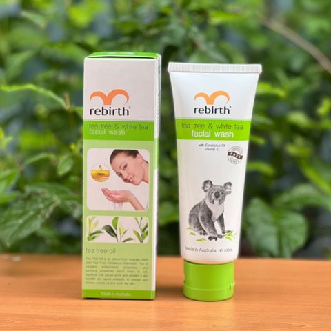 Sữa rửa mặt Rebirth Tea Tree & White Tea Facial Wash 100ml 629481