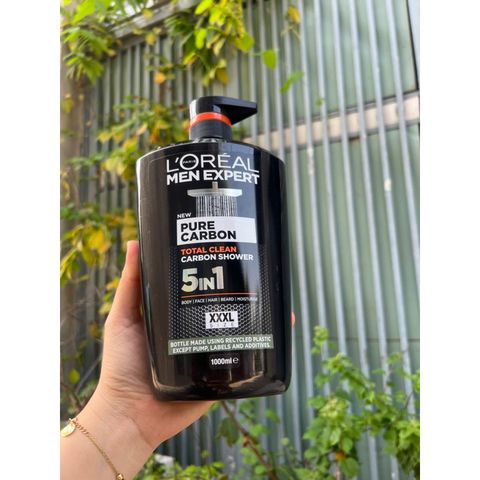 Sữa tắm cho nam L'Oréal Paris Men Expert Pure Carbon size XXXL 1000ml 629477