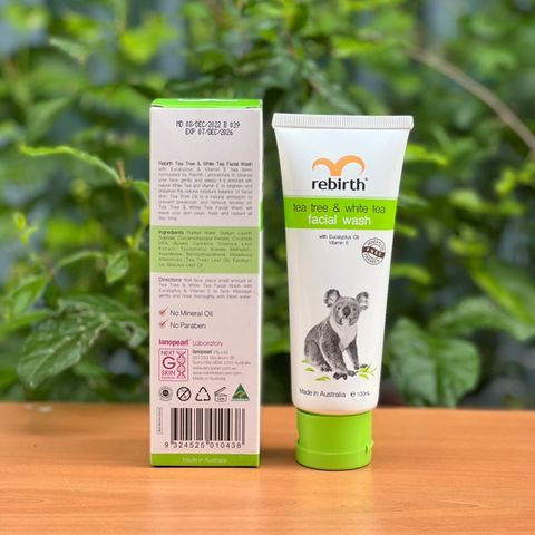Sữa rửa mặt Rebirth Tea Tree & White Tea Facial Wash 100ml 629481