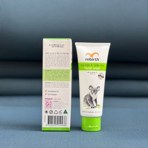 Sữa rửa mặt Rebirth Tea Tree & White Tea Facial Wash 100ml 629481