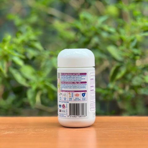 [Nhập khẩu chính ngạch] Canxi tảo Nature's Way Burst Calcium With Magnesium + Zinc 30 viên