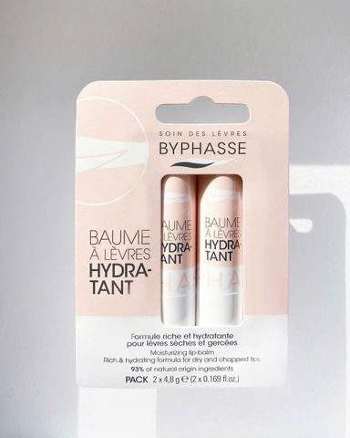 Bộ 2 Cây Son Dưỡng Môi Byphasse Baume A Levres Hydra 4.8G - Dưỡng ẩm và Bảo vệ môi hoàn hảo cho làn môi mềm mại
