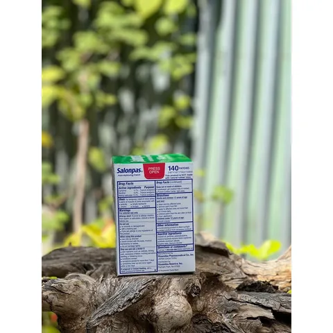 Miếng dán Salonpas pain releiving patch 140 miếng hàng Mỹ 629595