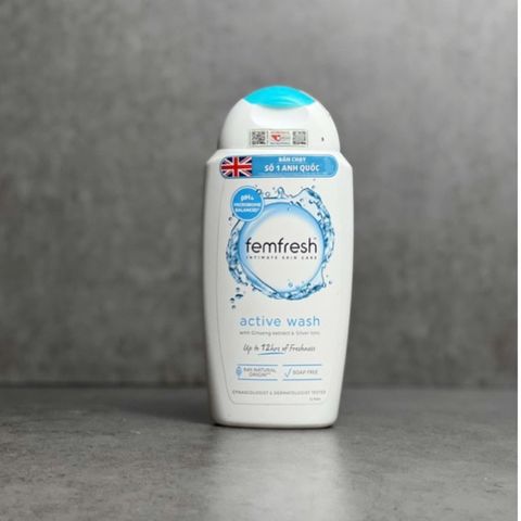 [Nhập khẩu chính ngạch] Dung dịch vệ sinh phụ nữ Femfresh Active Wash 250ml hàng Anh 629638