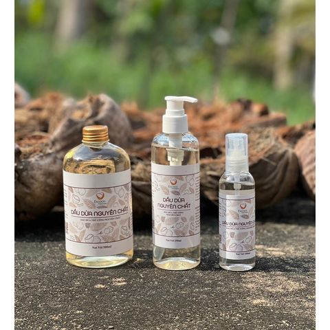500ml dầu dừa thủ công nguyên chất Bến Tre Escoco - coconut oil 629685