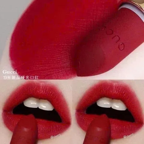 Son Gucci 509 Rouge À Lèvres Mat Janie Scarlet 3.5g - Màu Đỏ Chuẩn, Lì Mượt - Phong Cách Thời Trang 2023