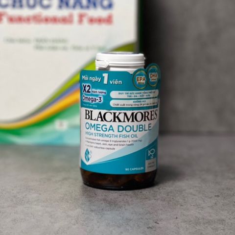 [Nhập khẩu chính ngạch] Viên uống Blackmores Omega Double High Strength Fish Oil bổ sung omega 90 viên 629737