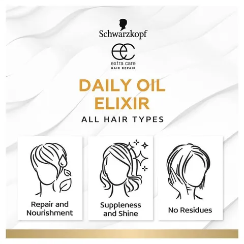 Dầu dưỡng tóc Schwarzkopf Extra Care Hair Repair Daily Oil Elixir lọ 100ml 629740