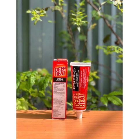 Dầu xoa bóp Deep Heat extra strength Úc 100g