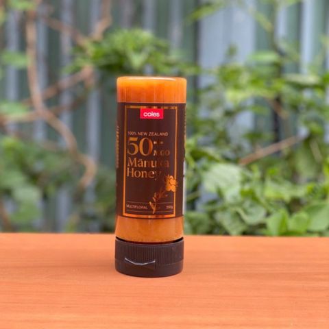 Mật ong Manuka MGO 50+ Multifloral của Coles 350g