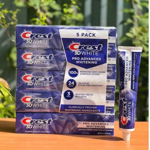 1 tuyp Kem đánh răng CREST 3D White Advanced Triple Whitening 629823