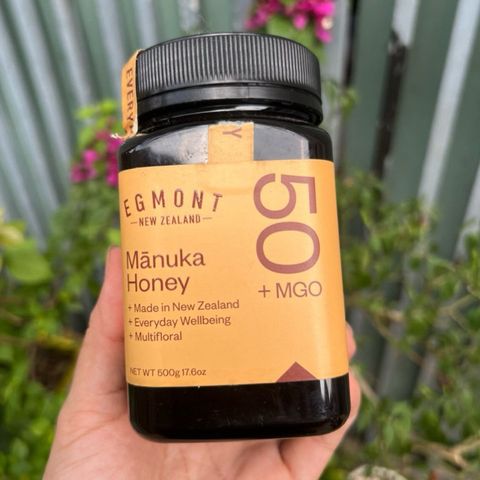 Thanh lí bao bì lỗi Mật ong Manuka Honey MGO 50+ Multifloral Egmont New Zealand 500g