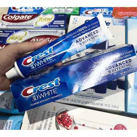 1 tuyp Kem đánh răng CREST 3D White Advanced Triple Whitening 629823