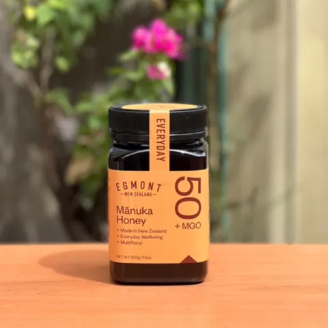 Thanh lí bao bì lỗi Mật ong Manuka Honey MGO 50+ Multifloral Egmont New Zealand 500g