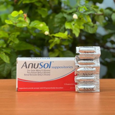 Viên đặt cho người bị trĩ Anusol Suppositories 12 629845