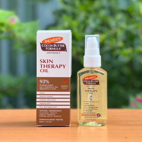 Dầu dưỡng làm mờ và ngăn rạn da Palmer's Cocoa Butter Formula Skin Therapy Oil Vitamin E 60ml 629869