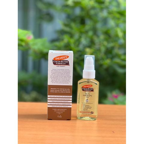 Dầu dưỡng làm mờ và ngăn rạn da Palmer's Cocoa Butter Formula Skin Therapy Oil Vitamin E 60ml 629869