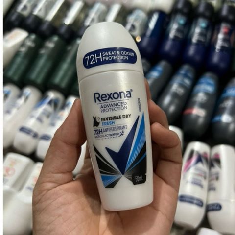 Lăn khử mùi Rexona Women Advanced Antiperspirant Roll On Invisible Dry Fresh 50ml