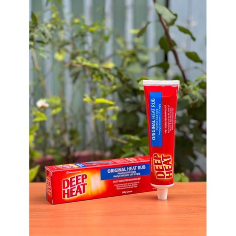 Dầu xoa bóp Deep Heat Original heat Rub Regular Relief Úc 140g - Deep Heat xanh dương 630012