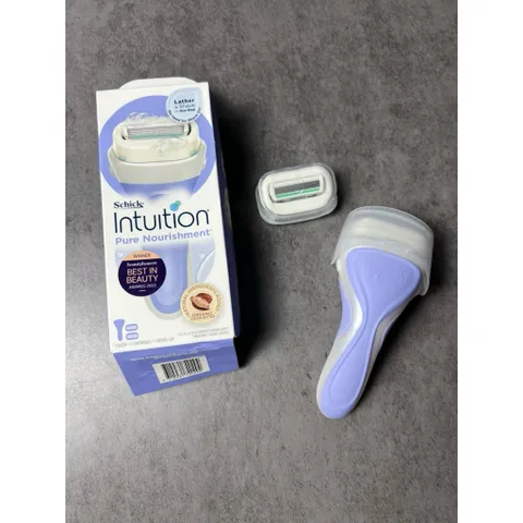 Schick - Intuition, Bộ dao cạo dành cho nữ với 2 lưỡi dao thay thế, 4 lưỡi dao xoay
